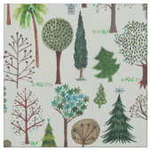 Motif forestier forestier | Tissu (Détail)