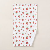 Motif fraise (Serviette à main)
