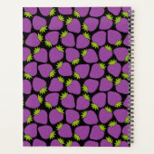 Motif Fraise, Dark Academia Goth Violet (Dos)