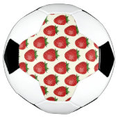 Motif fraises, fraises rouges, fruits, feuilles (Tourné)