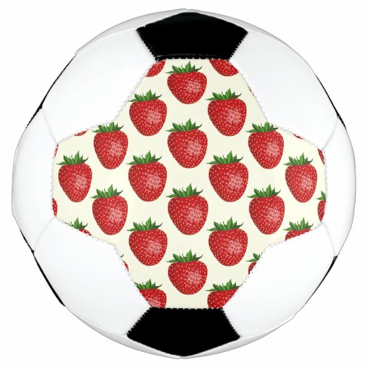 Motif fraises, fraises rouges, fruits, feuilles (Devant)