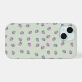 Motif Fraises Violettes (Verso Horizontal)