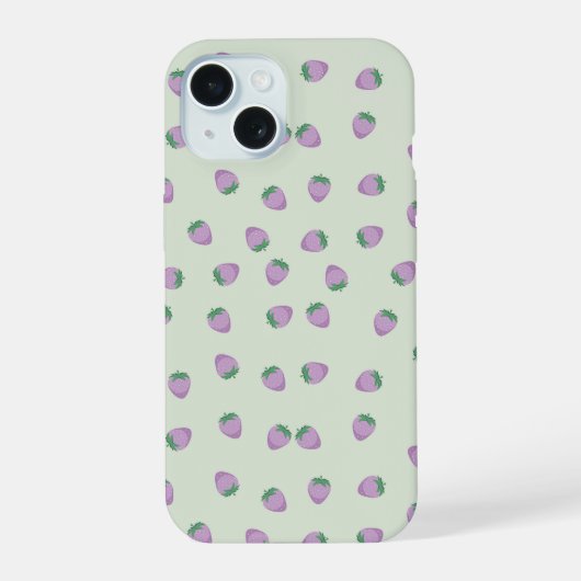 Motif Fraises Violettes (Verso)