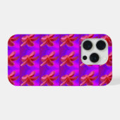Motif Frangipani rose et violet, (Verso Horizontal)