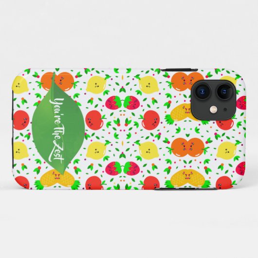 motif fruits colorés coque iphone (Dos (Horizontal))
