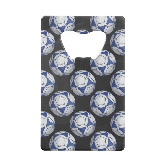 Motif Futbal bleu et blanc (Dos)
