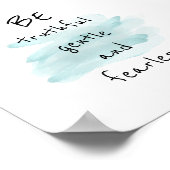 motif Gandhi citation poster aquarelle style (Coin)