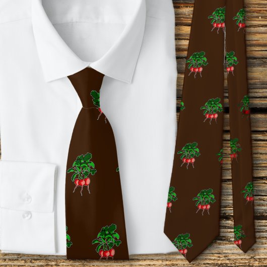 Motif Gardeners des betteraves rouges Cravate