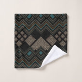 Motif géométrique  (Gant de toilette)