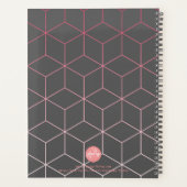 Motif géométrique 2023 Viva Magenta Grey Ajouter u (Dos)