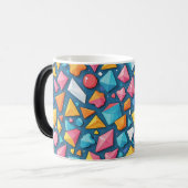 motif géométrique Abstrait 16 - Mug de café (Devant gauche)