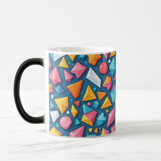motif géométrique Abstrait 16 - Mug de café (Gauche)