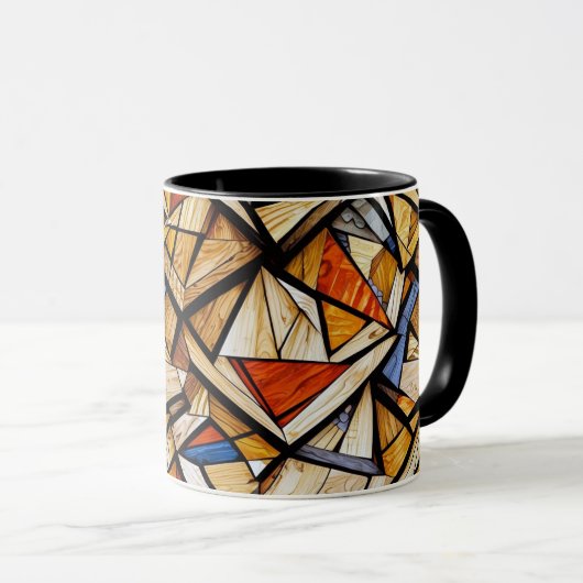 motif géométrique Abstrait 20 - Café Mug (Devant droit)