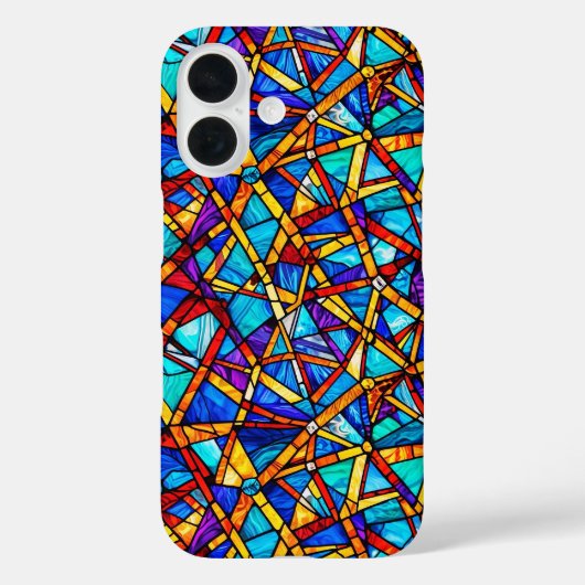 motif géométrique Abstrait 22 - Coque iphone (Verso)