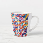 motif géométrique Abstrait 23 - Latte Mug (Droite)