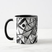 motif géométrique Abstrait 24 - Café Mug (Gauche)