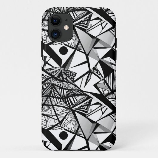 motif géométrique Abstrait 24 - Coque iphone (Dos)