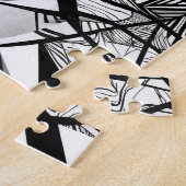 motif géométrique Abstrait 24 - Puzzle (Côté)