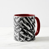 motif géométrique Abstrait 30 - Café Mug (Devant droit)