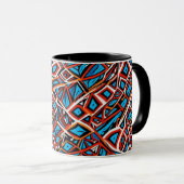 motif géométrique Abstrait 31 - Café Mug (Devant droit)