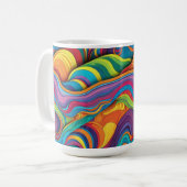 motif géométrique Abstrait 34 - Café Mug (Devant gauche)