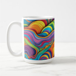 Motif géométrique abstrait 34 - Tasse à café