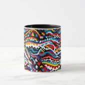 motif géométrique Abstrait 36 - Café Mug (Centre)