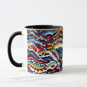 motif géométrique Abstrait 36 - Café Mug (Gauche)
