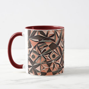 Motif géométrique abstrait 39 - Tasse à café