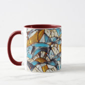 motif géométrique Abstrait 40 - Café Mug (Gauche)
