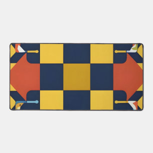 Motif géométrique abstrait avec flèches