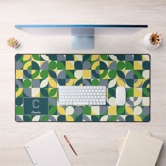 Motif géométrique Abstrait Bauhaus moderne (Bureau 1)