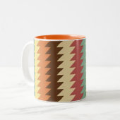 Motif géométrique Abstrait - Mug (Devant gauche)