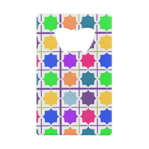 Motif géométrique abstrait vif en couleurs vives