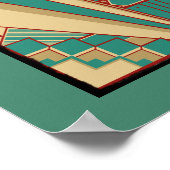 Motif géométrique Art déco (Coin)