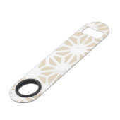 Motif géométrique beige (Devant angulaire)