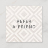 Motif géométrique Beige élégant Référence client (Devant)