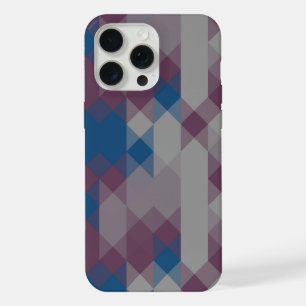motif géométrique bleu et mauve