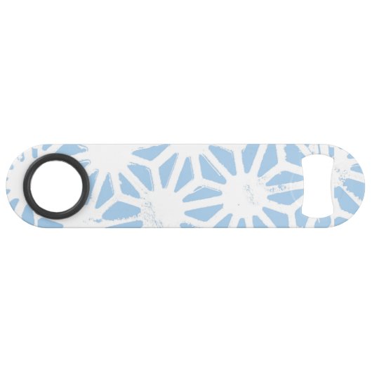 Motif géométrique bleu pâle (Devant (Horizontal))