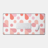 Motif géométrique cardiaque Abstrait (Clavier et souris)