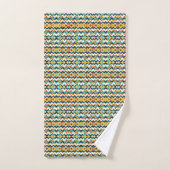 motif géométrique chevron moderne (Serviette à main)
