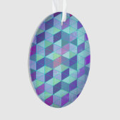 Motif géométrique Cubes en Triangles (devant)
