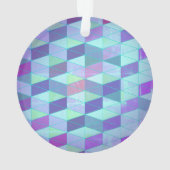 Motif géométrique Cubes en Triangles (dos)
