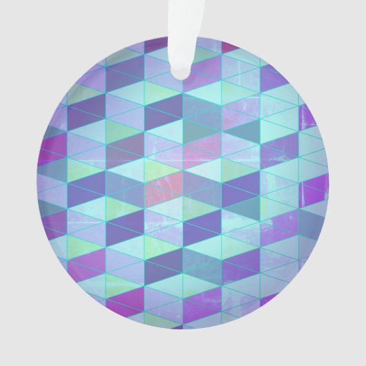 Motif géométrique Cubes en Triangles (devant)