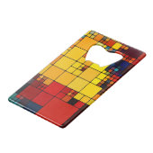 Motif géométrique d'arc-en-ciel vibrant abstrait (Devant Angle)