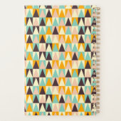 Motif géométrique de triangles multicolores (Dos)