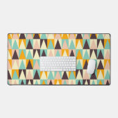 Motif géométrique de triangles multicolores (Clavier et souris)