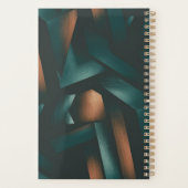 Motif géométrique d'élégance sombre (Dos)