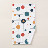 Motif géométrique du milieu du siècle (Serviette à main)