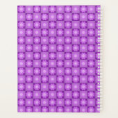 Motif géométrique floral violet (Dos)